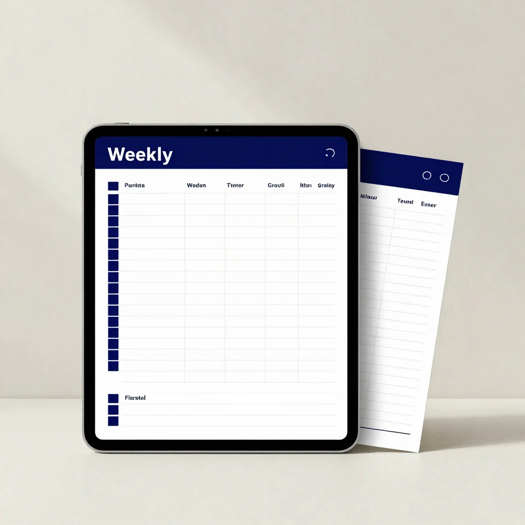 Weekly Focus Planner